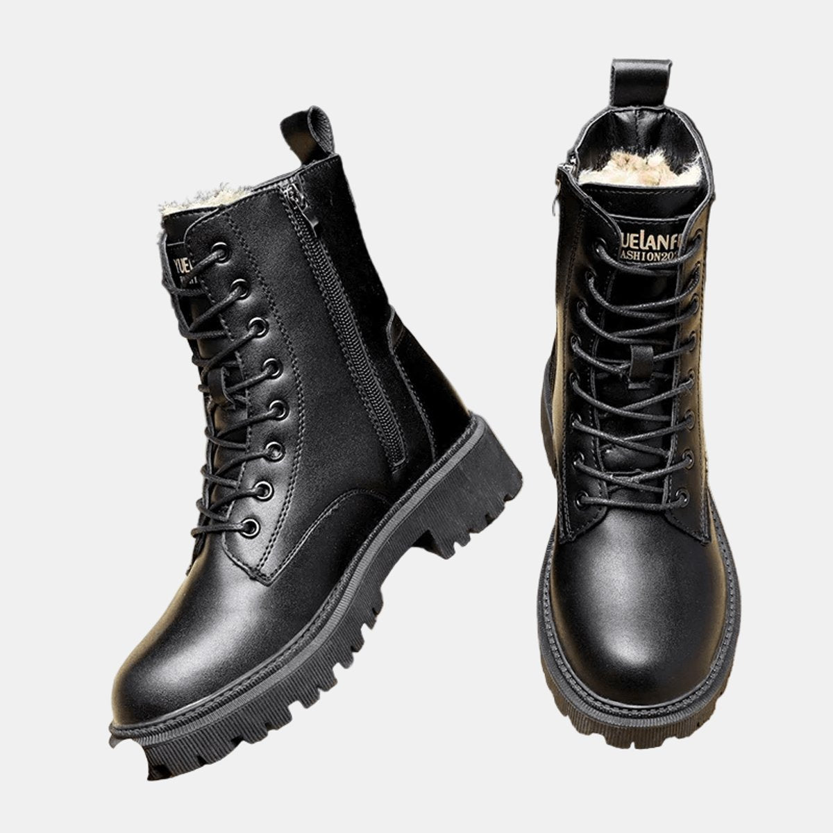 Women’s Faux Fur Lined Lace-Up Boots