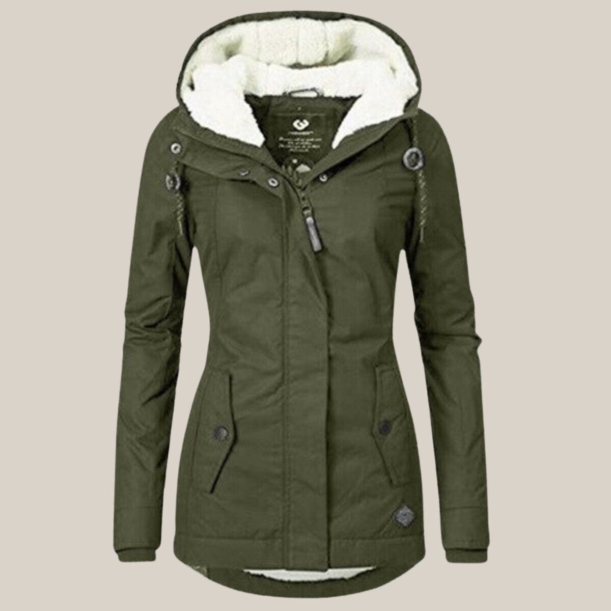Susannah | Fleece-Lined Hooded Windproof Puffer Jacket