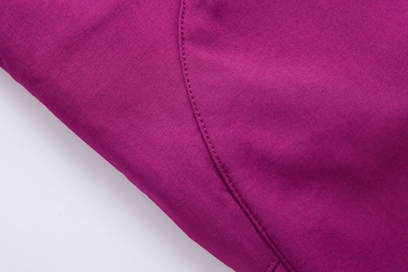 Women's Fleece Lined Softshell Hiking Pants with Water Resistant Straight Leg