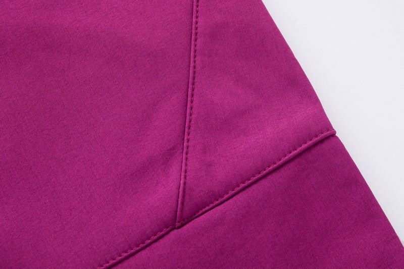 Women's Fleece Lined Softshell Hiking Pants with Water Resistant Straight Leg