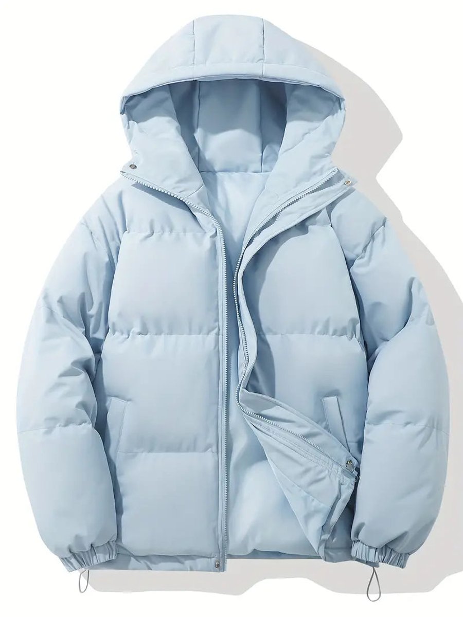 Fern | Hooded Oversized Zip-Up Puffer Jacket