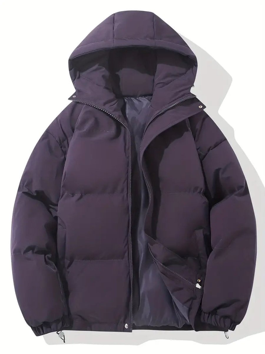 Fern | Hooded Oversized Zip-Up Puffer Jacket