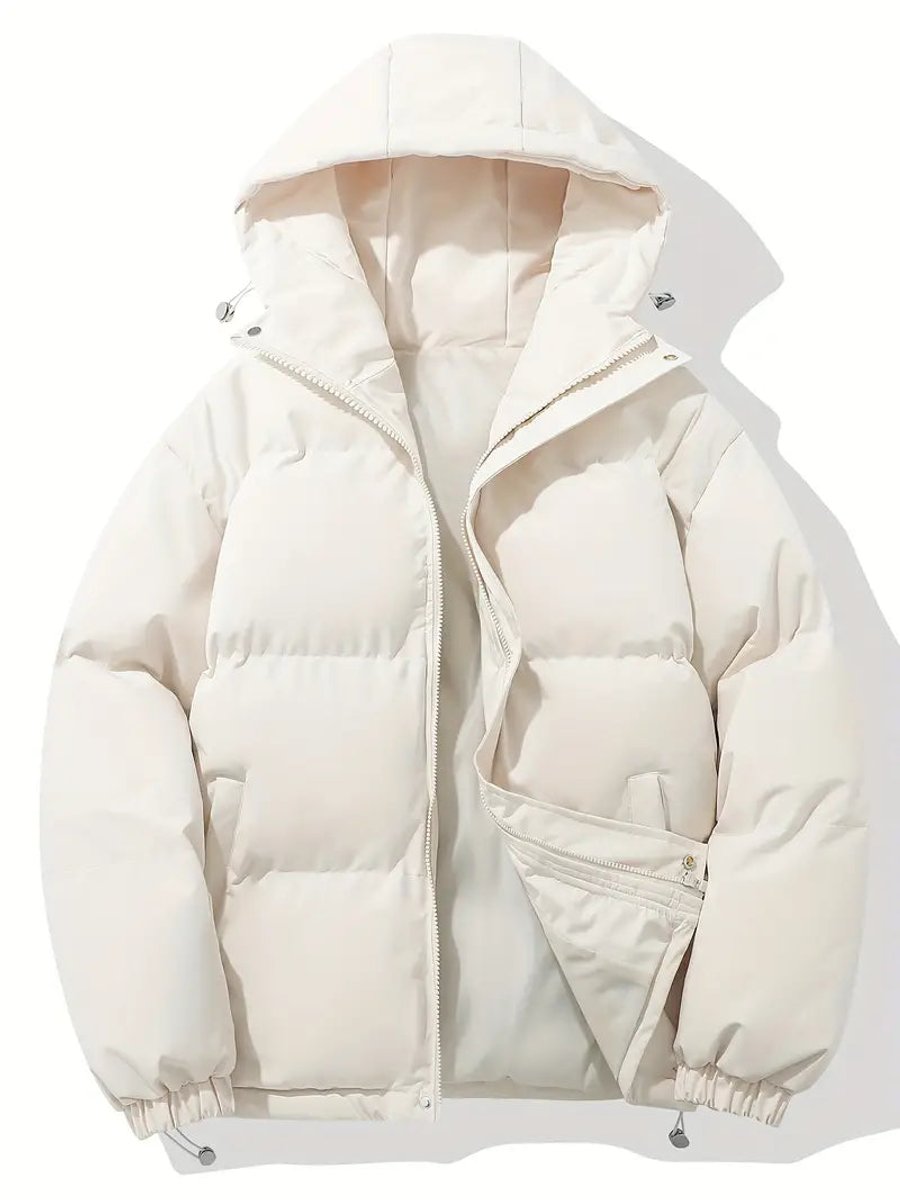 Fern | Hooded Oversized Zip-Up Puffer Jacket