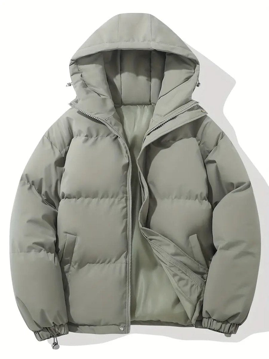 Fern | Hooded Oversized Zip-Up Puffer Jacket