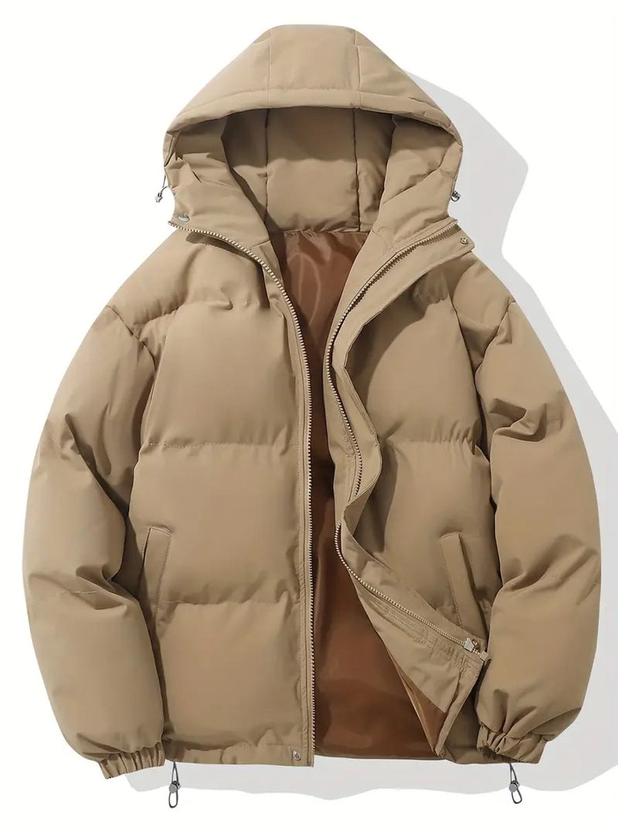 Fern | Hooded Oversized Zip-Up Puffer Jacket