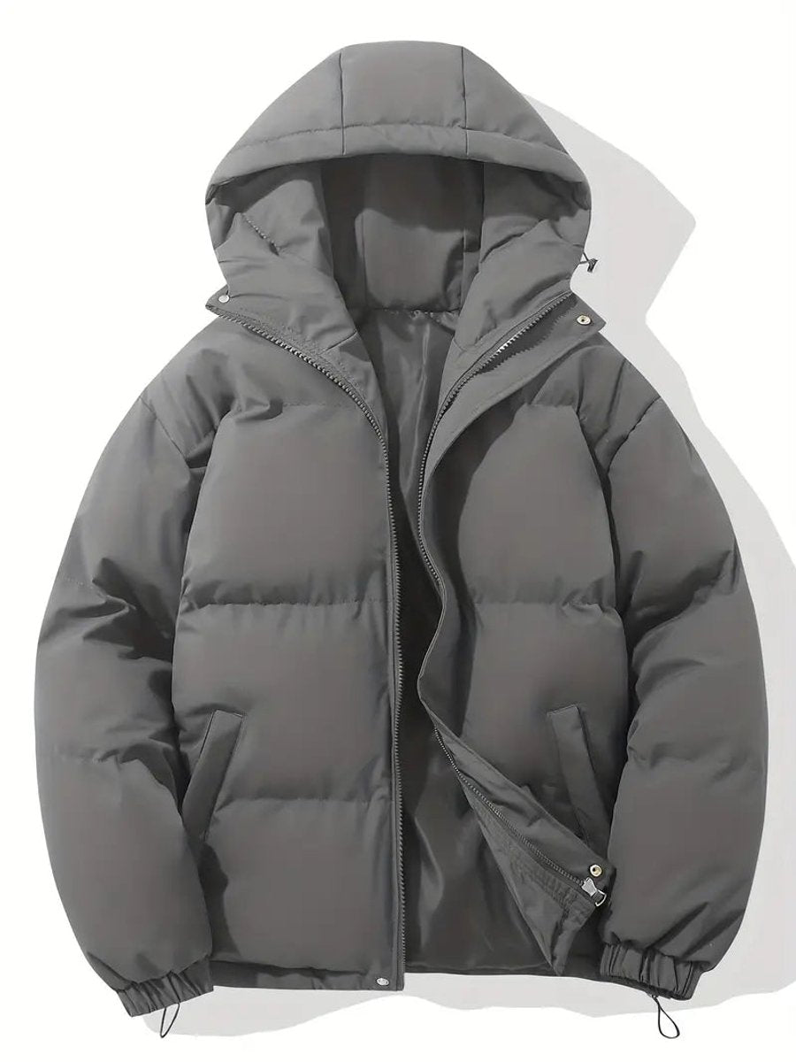 Fern | Hooded Oversized Zip-Up Puffer Jacket