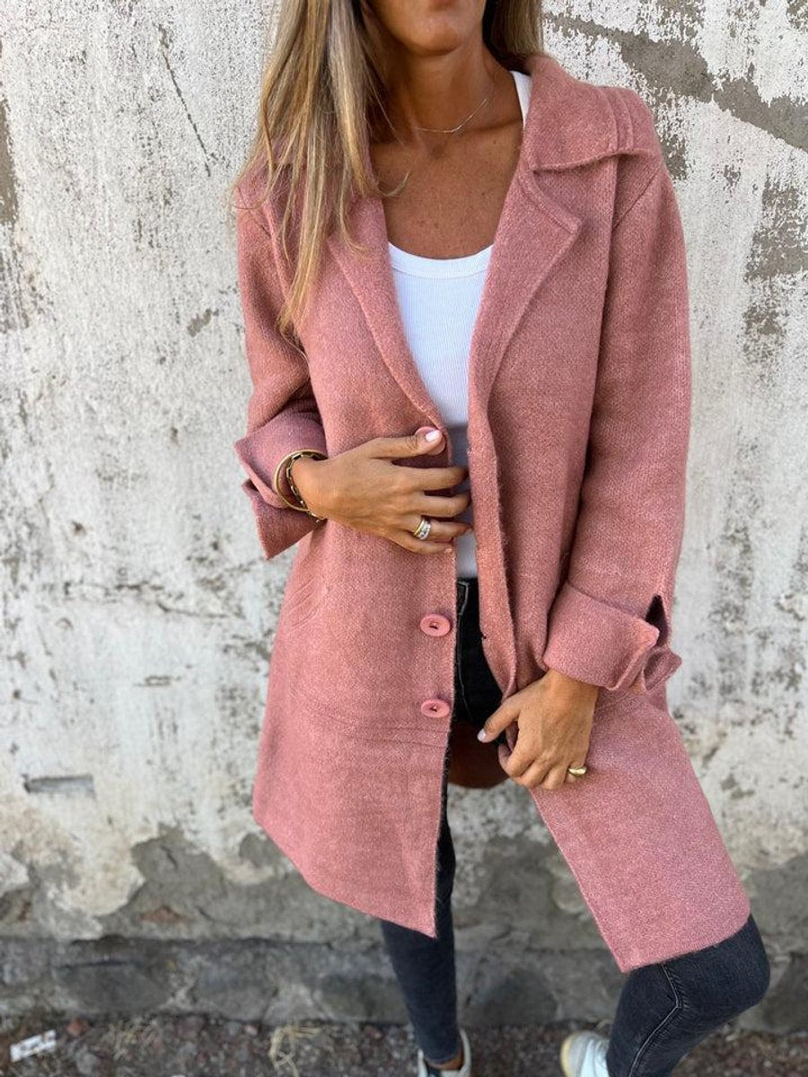 Kitty | Longline Button-Up Oversized Plus Size Winter Coat