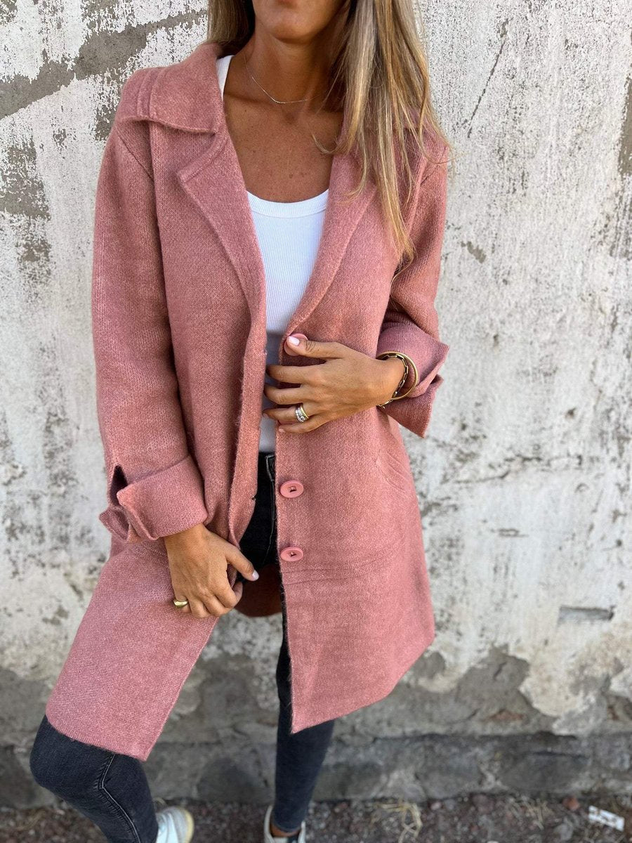 Kitty | Longline Button-Up Oversized Plus Size Winter Coat