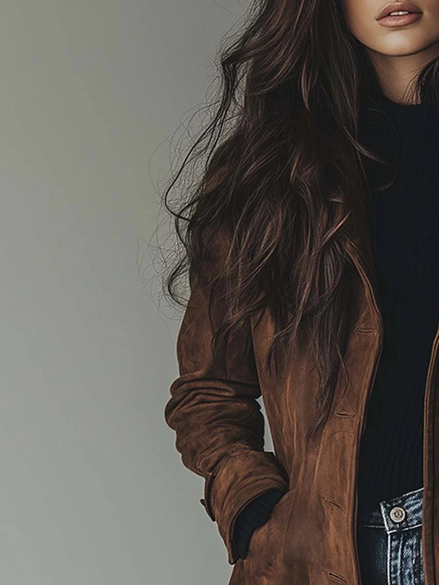 Penelope | Longline Double-Breasted Tailored Trench Coat