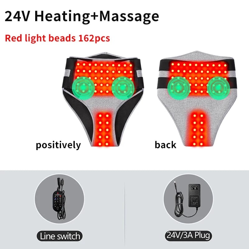 Women's Menstrual Heating Pad for Cramps with Electric Wearable Abdominal Lower Back Wrap