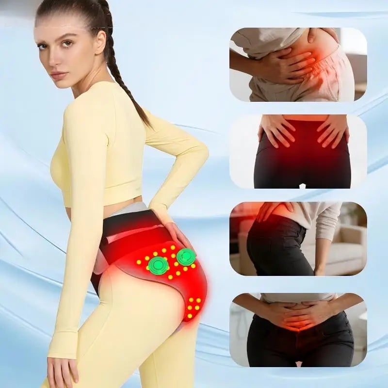 Women's Menstrual Heating Pad for Cramps with Electric Wearable Abdominal Lower Back Wrap