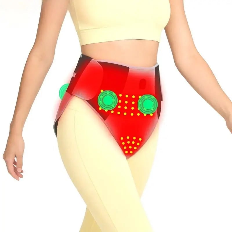 Women's Menstrual Heating Pad for Cramps with Electric Wearable Abdominal Lower Back Wrap