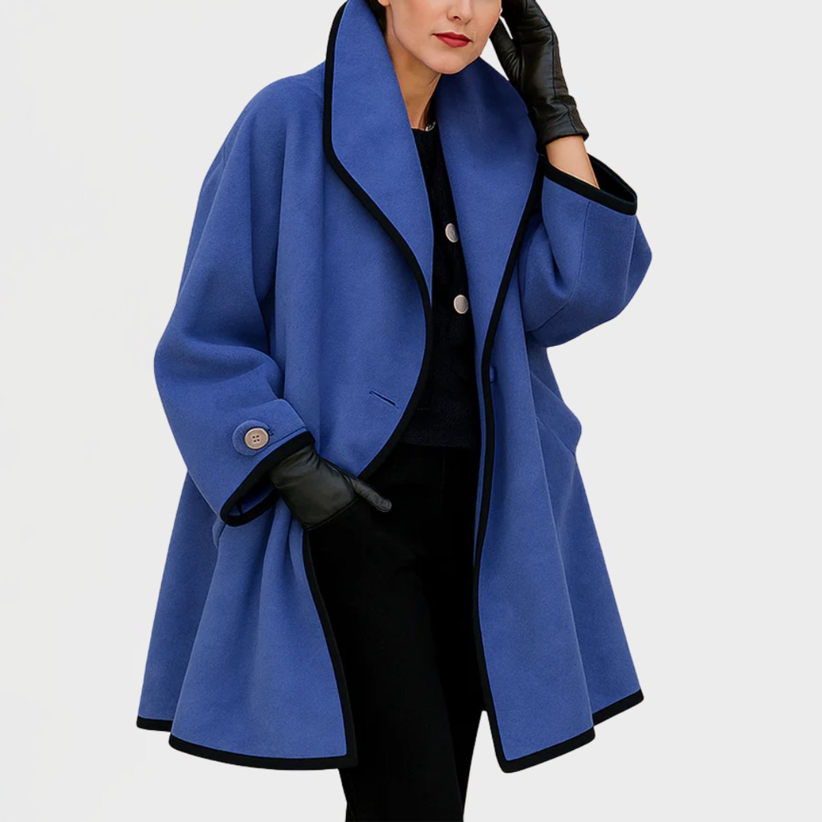 Gwendolyn | Oversized Wool-Blend Swing Winter Coat