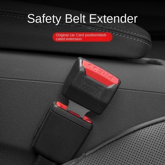 Seat Belt Extender Buckle with Release Button for Car Safety Extension