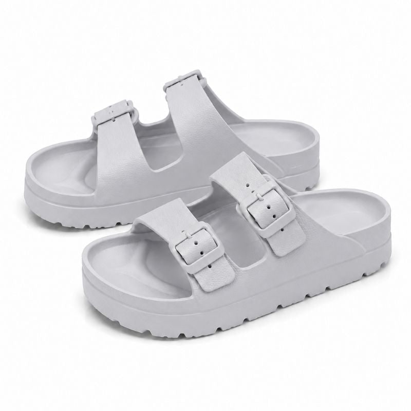 Women's Slide Sandals with Eva Foam Platform and Arch Support