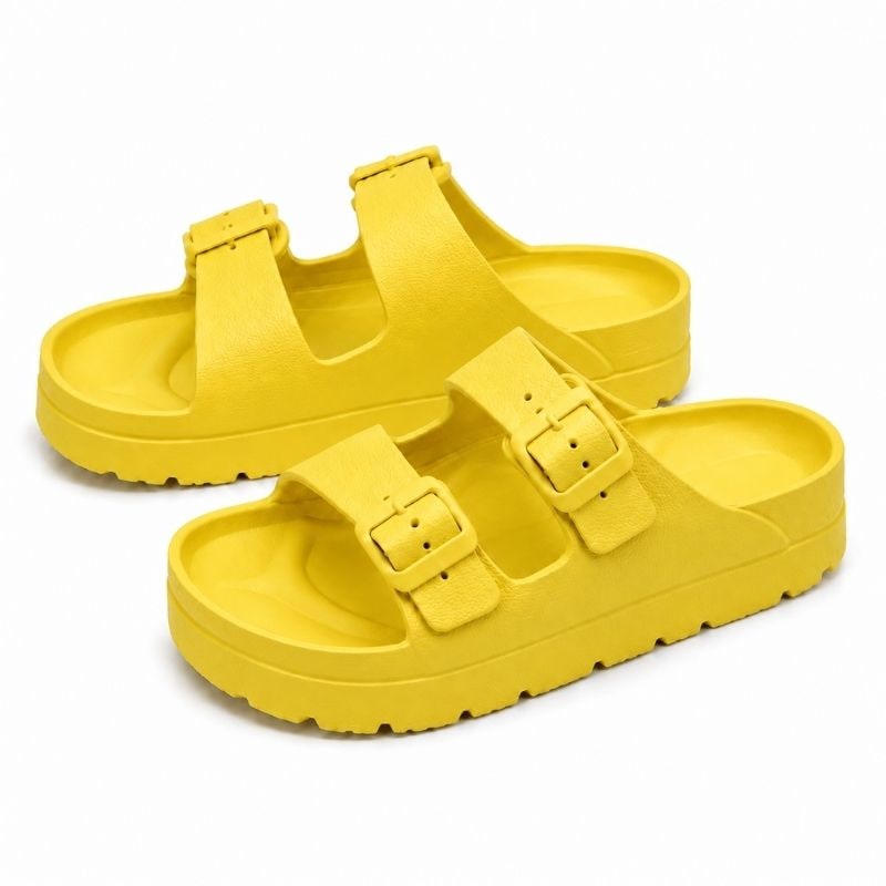 Women's Slide Sandals with Eva Foam Platform and Arch Support