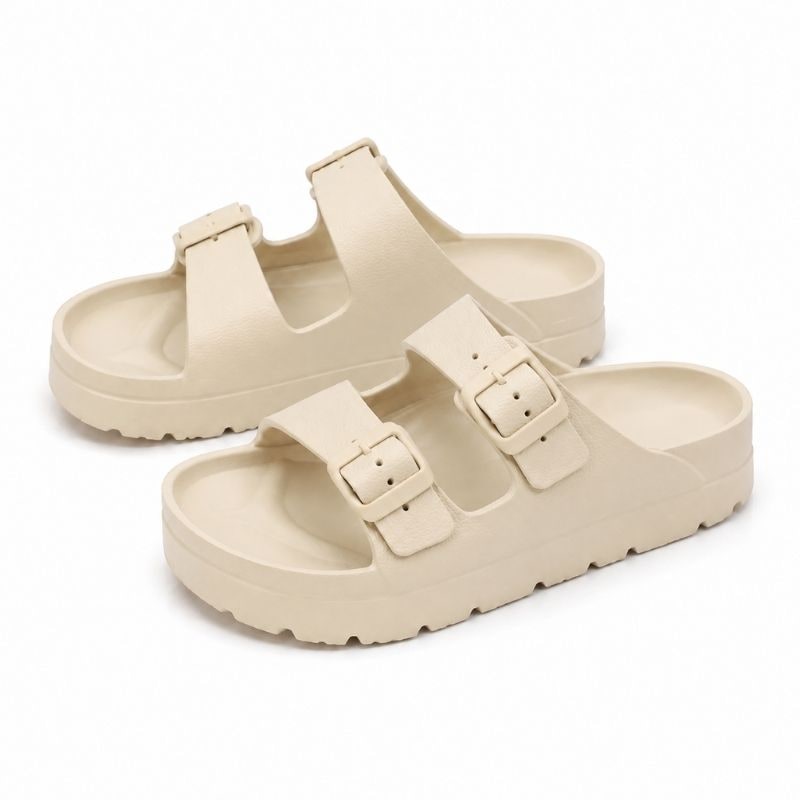Women's Slide Sandals with Eva Foam Platform and Arch Support