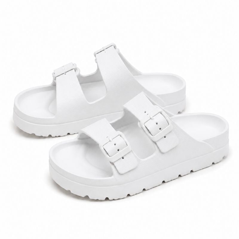 Women's Slide Sandals with Eva Foam Platform and Arch Support
