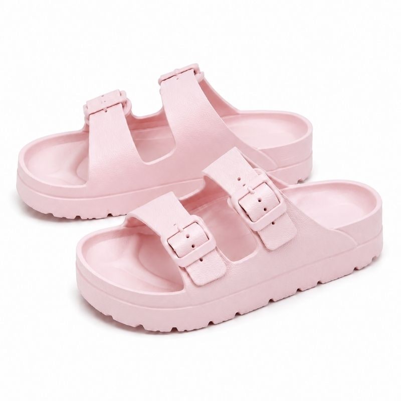 Women's Slide Sandals with Eva Foam Platform and Arch Support