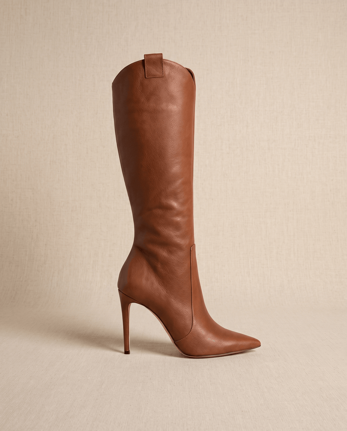 Stiletto Knee-High Boots for Women – Pointed-Toe, Side Zip & Slim Fit | Crissa