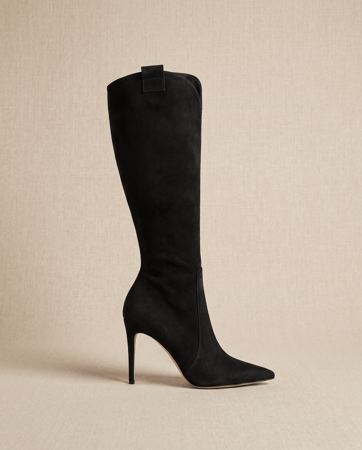Stiletto Knee-High Boots for Women – Pointed-Toe, Side Zip & Slim Fit | Crissa