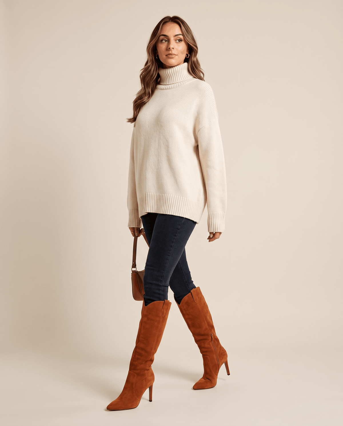 Stiletto Knee-High Boots for Women – Pointed-Toe, Side Zip & Slim Fit | Crissa