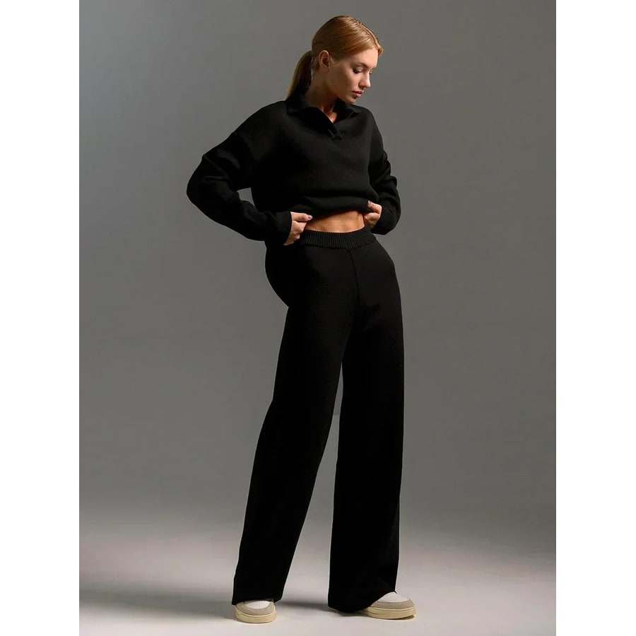 Women's Two Piece Loungewear Set with Oversized Hoodie and Sweatpants