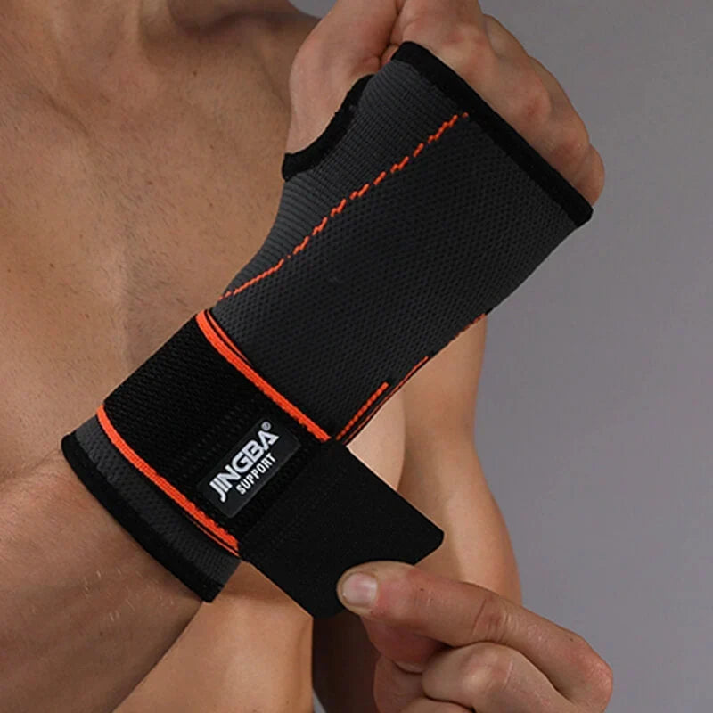 Wrist Support | Adjustable Compression & Velcro Strap | S-M & L-XL