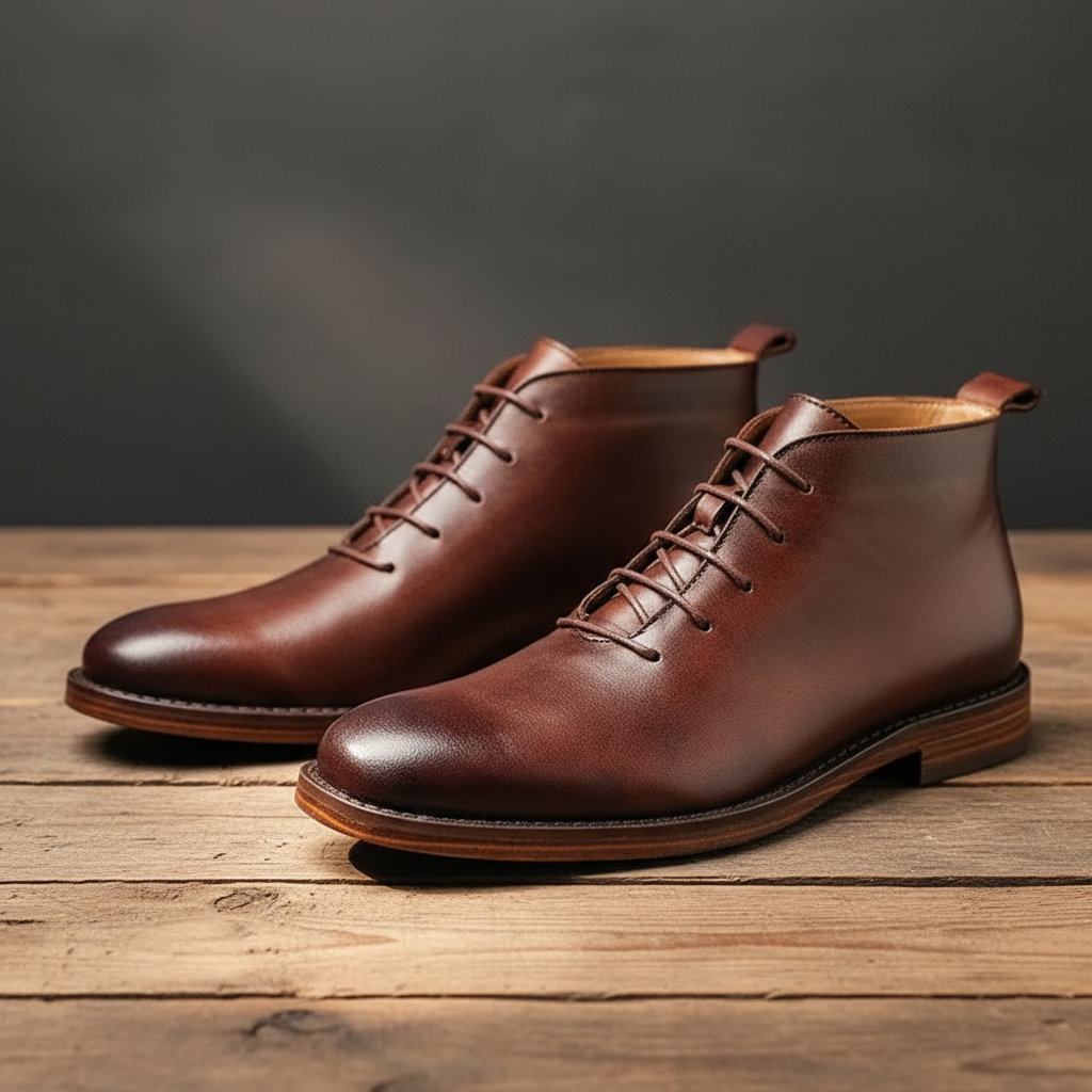 Wyatt - Men's Full-Grain Leather Chukka Boots