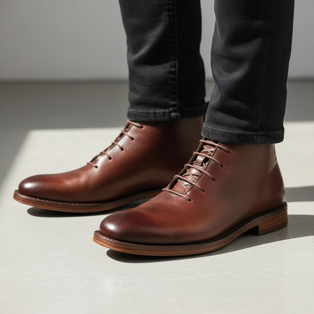 Wyatt - Men's Full-Grain Leather Chukka Boots
