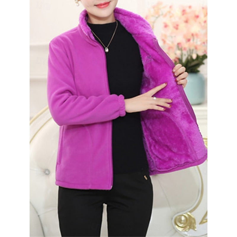Marjorie | Winter Plus Size Fleece Jacket