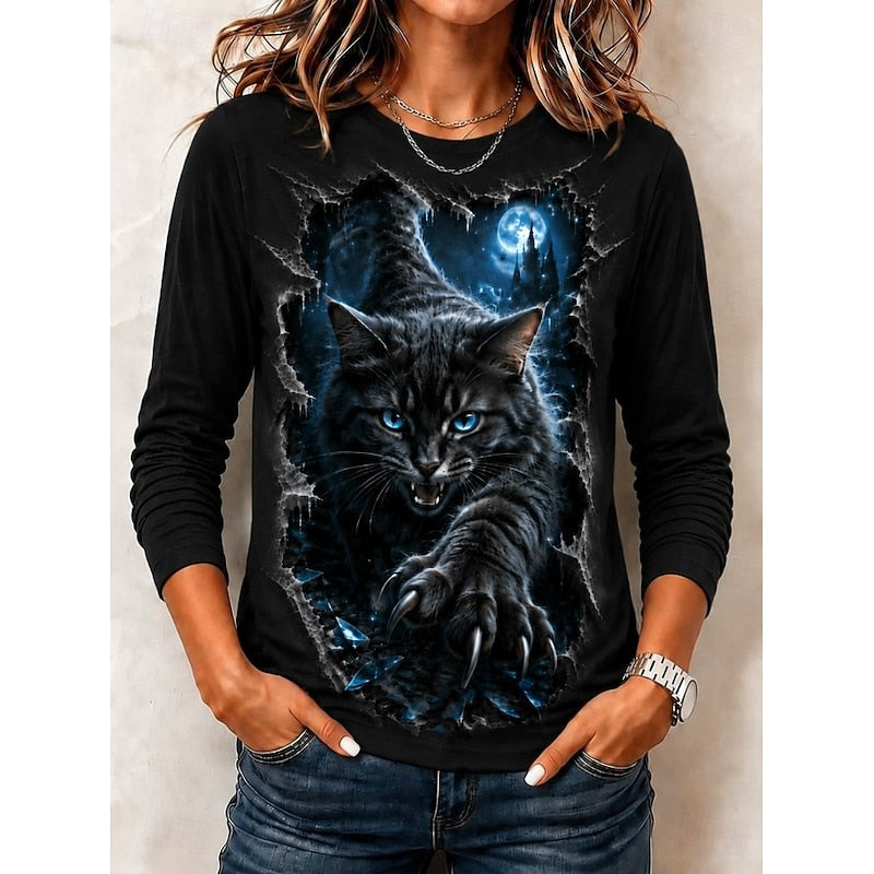 Juliet | Halloween Long Sleeve Fall Graphic Tee