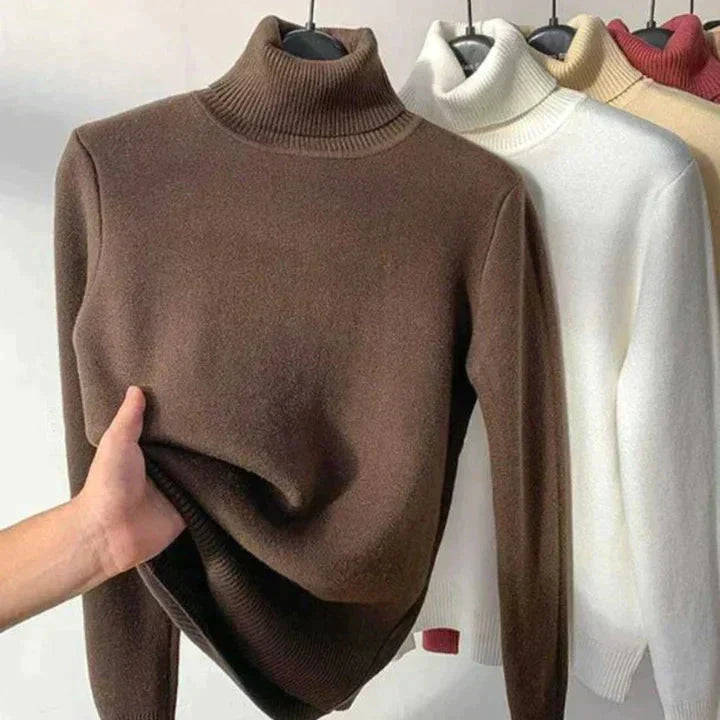 Briony | Fleece-Lined Turtleneck Sweater