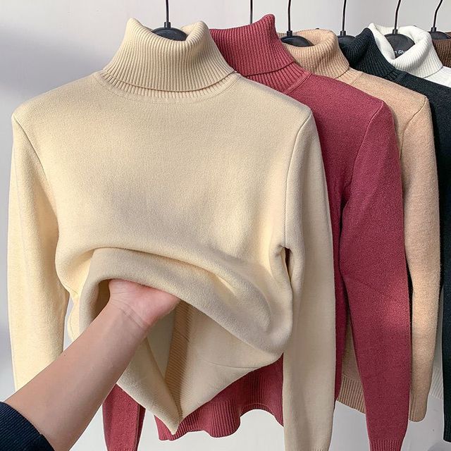 Briony | Fleece-Lined Turtleneck Sweater