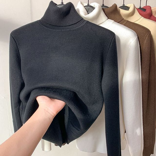 Briony | Fleece-Lined Turtleneck Sweater
