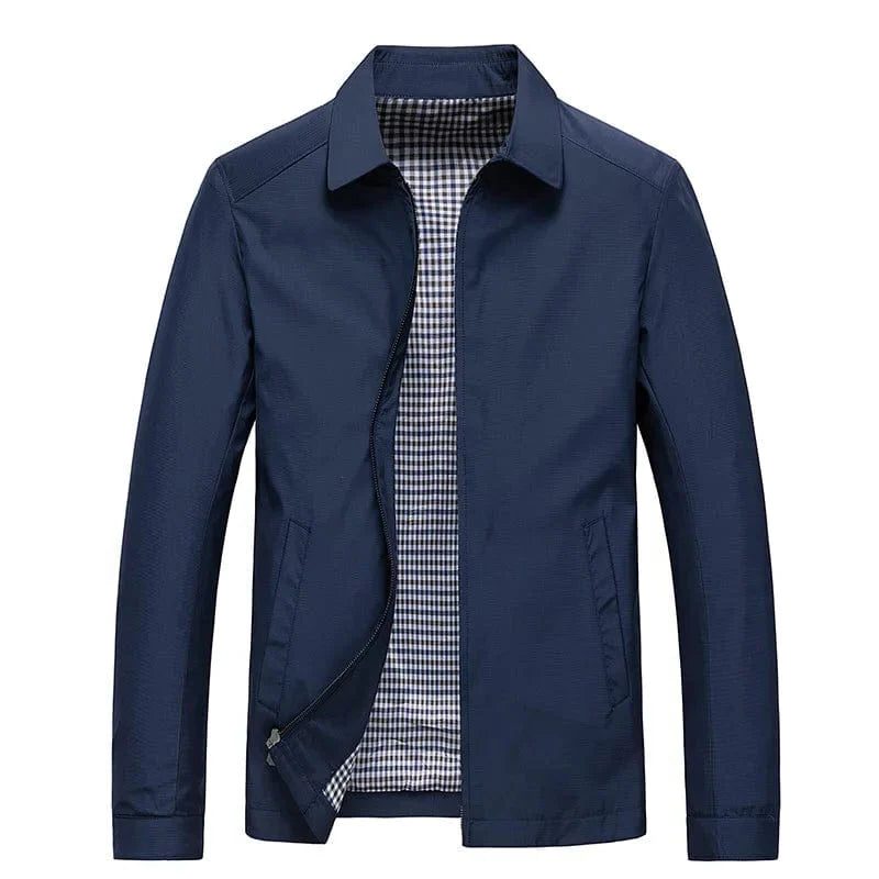 Zip-Up Collar Jacket for Men