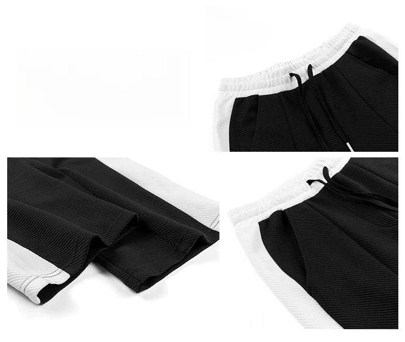 Zip-Up Jacket and Tapered Sweatpants Set for Men