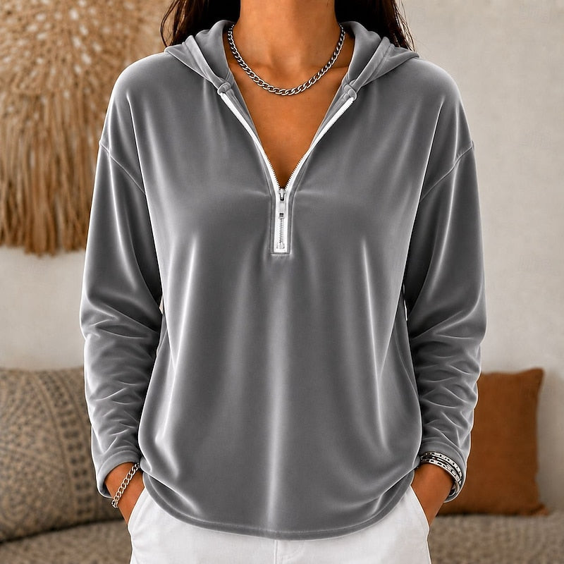Eliza | Quarter Zip Sweatshirt
