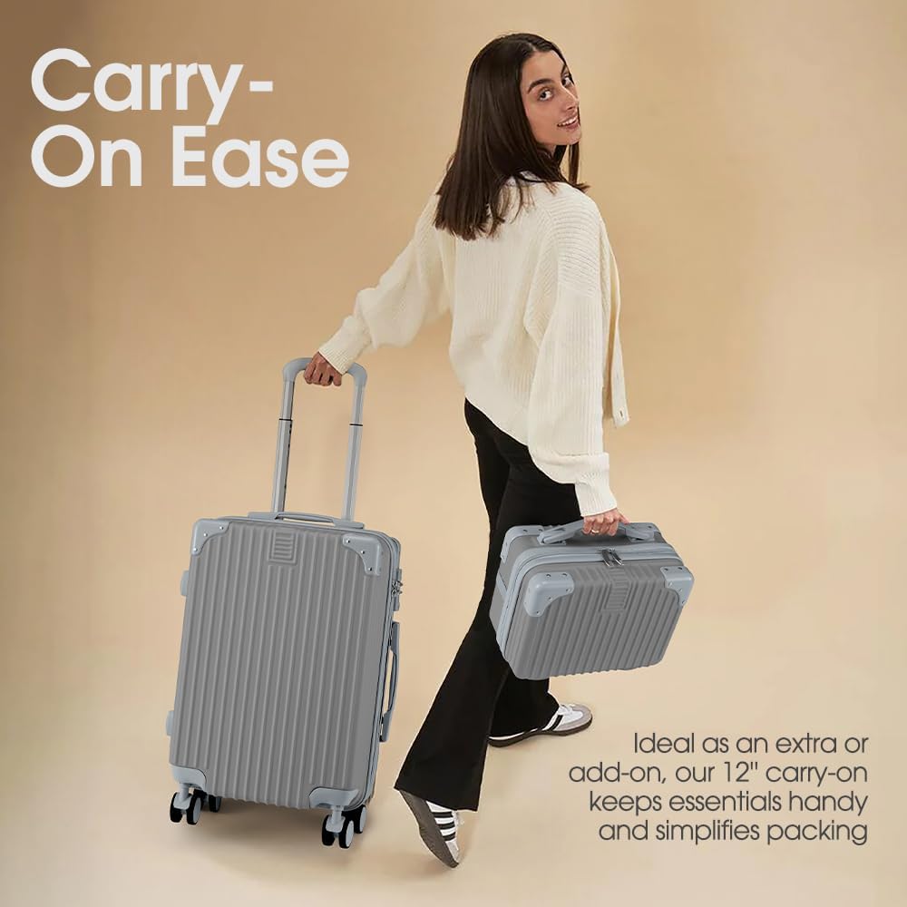 Hardshell Suitcase with Spinner Wheels and TSA Lock – Lightweight Durable Luggage for Business and Travel